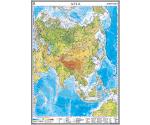 Asia. Harta fizică