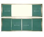 TABLA SCOLARA CULISANTA PE ORIZONTALA ALBA / VERDE 4000X1200 mm