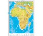 Africa. Harta fizica. 1400x1000 mm