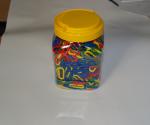 Set inele colorate plastic